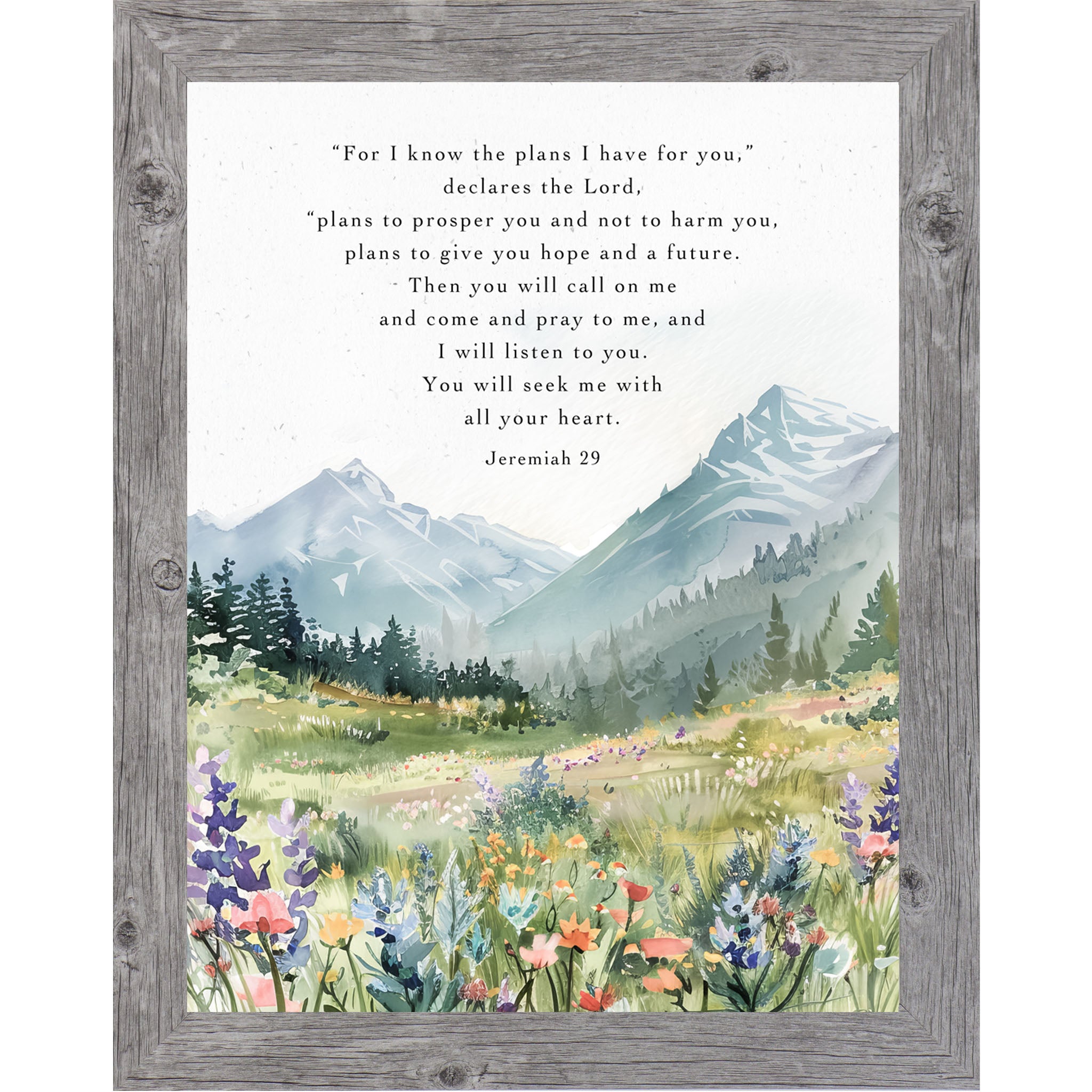 For I Know The Plans I Have For You by Summer Snow NS360