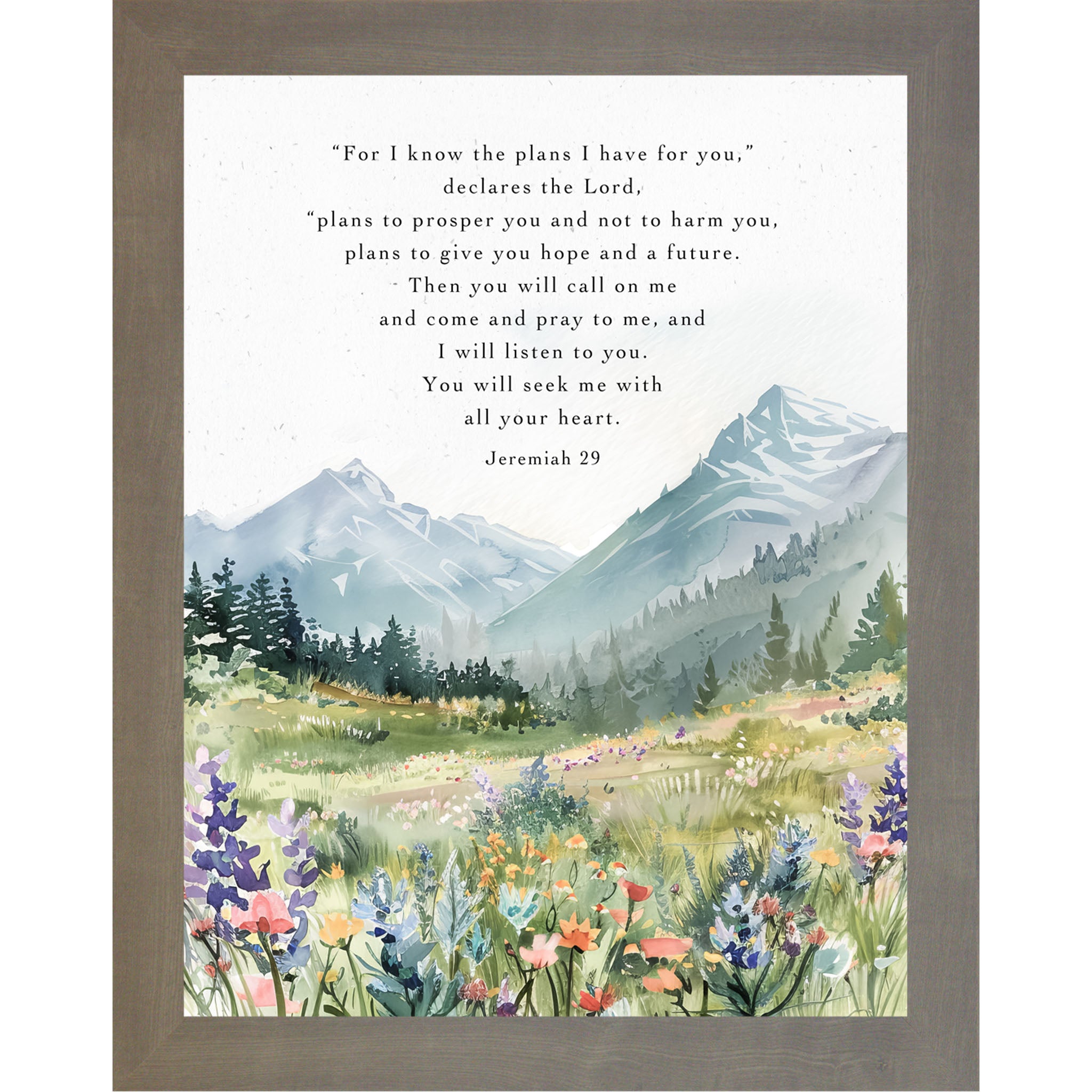 For I Know The Plans I Have For You by Summer Snow NS360