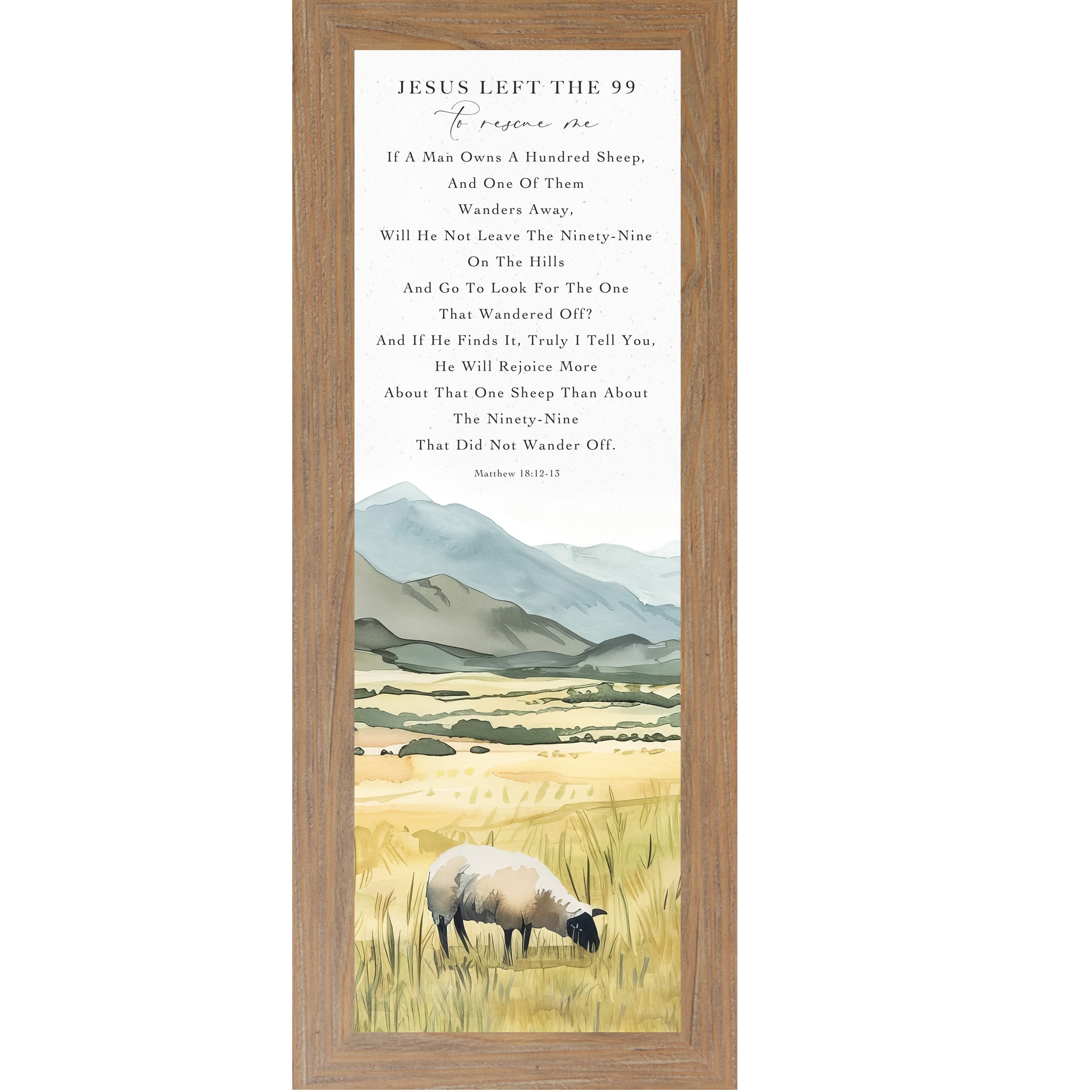 Jesus Left The 99 to Rescue Me by Summer Snow NS515