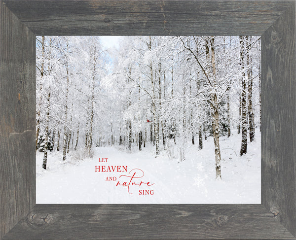 Let Heaven and Nature Sing red by Summer Snow SN341