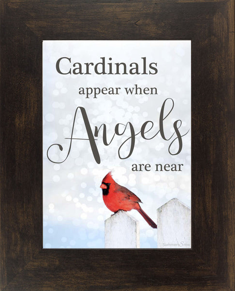 Cardinals Appear When Angels are Near SSA002 - Summer Snow Art
