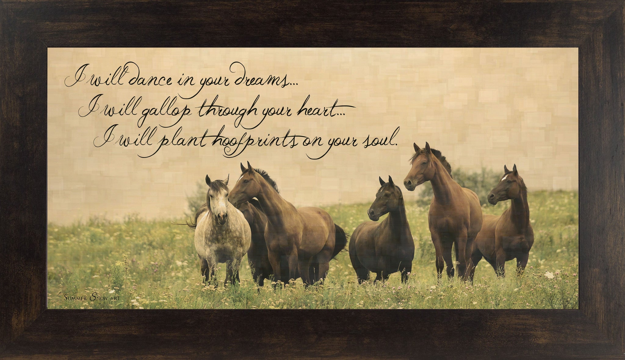I Will Dance In Your Dreams Horse SSW1226 - Summer Snow Art