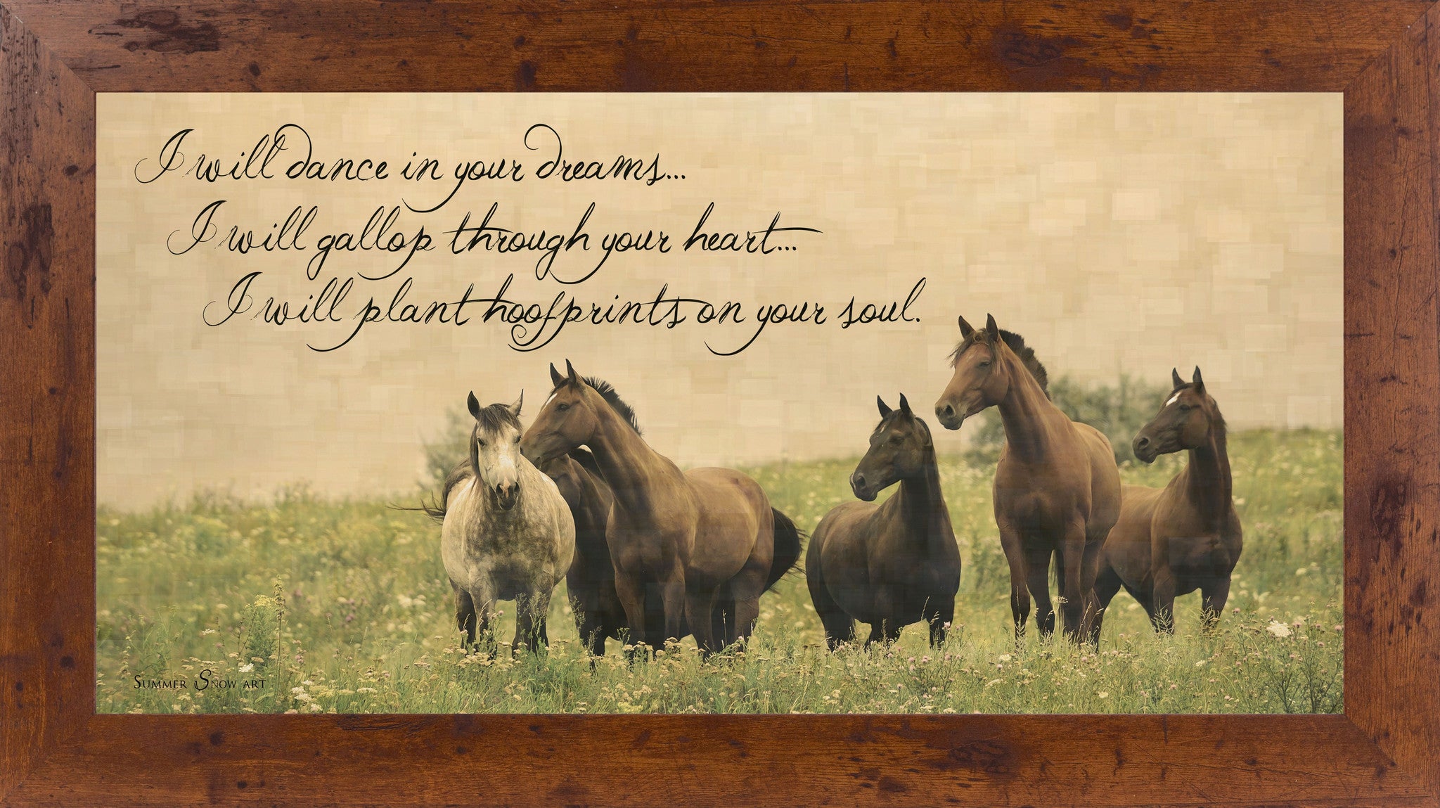I Will Dance In Your Dreams Horse SSW1226 - Summer Snow Art