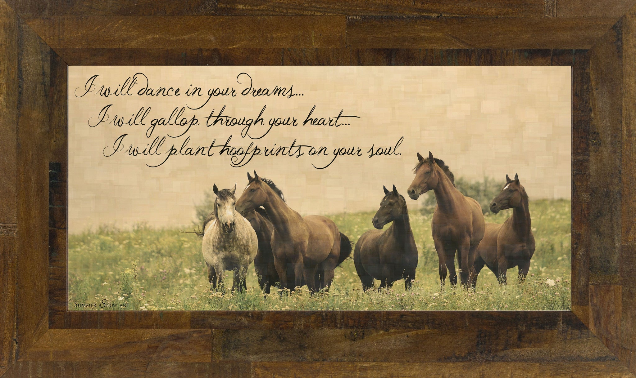 I Will Dance In Your Dreams Horse SSW1226 - Summer Snow Art