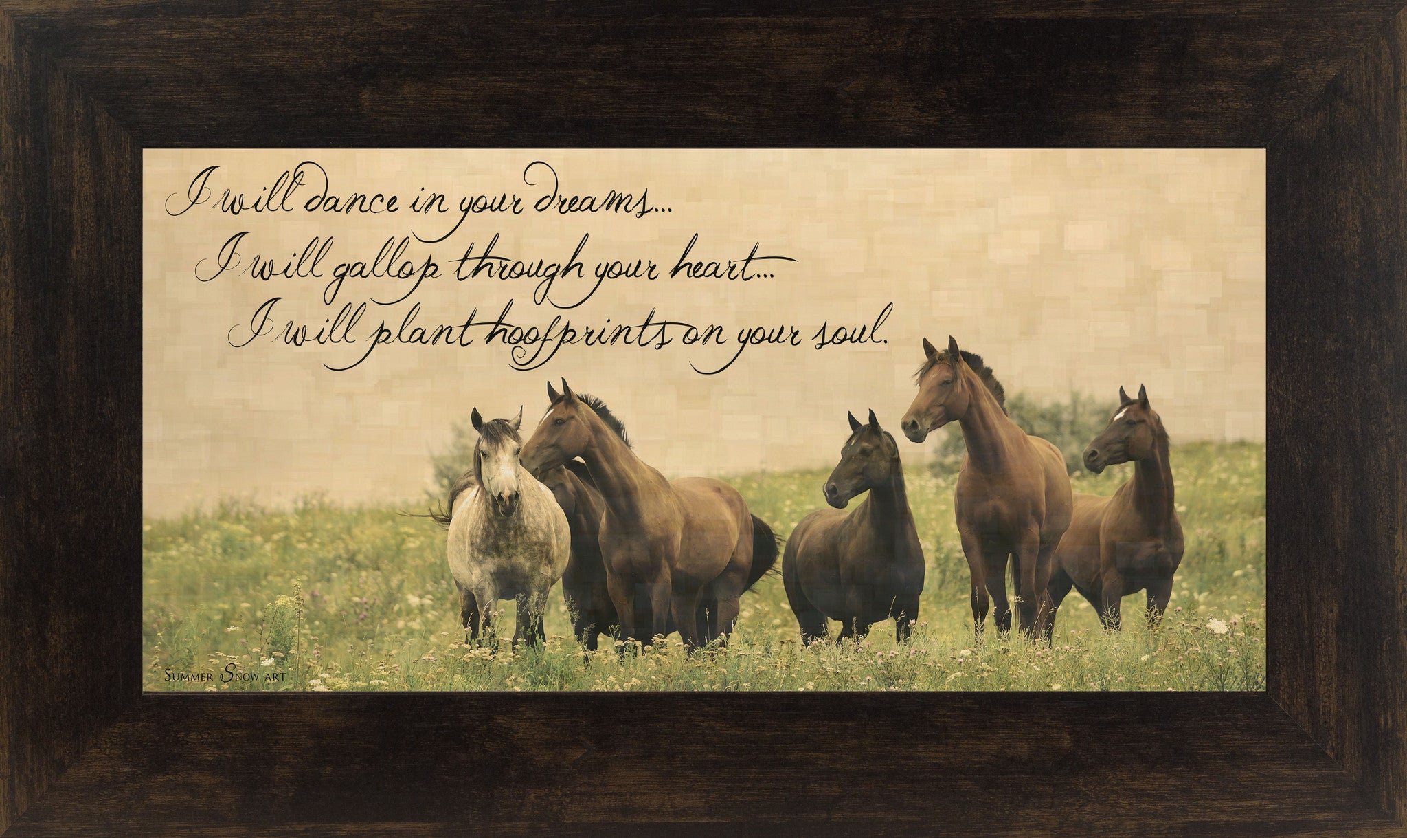I Will Dance In Your Dreams Horse SSW1226 - Summer Snow Art