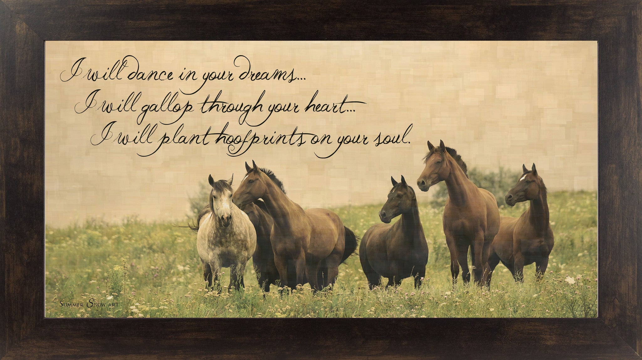 I Will Dance In Your Dreams Horse SSW1226 - Summer Snow Art