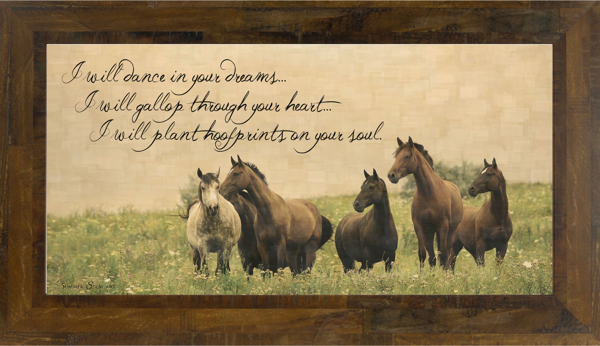 I Will Dance In Your Dreams Horse SSW1226 - Summer Snow Art
