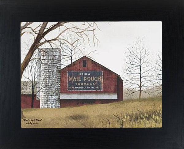 Mail Pouch Barn BJ1143 16x13" Black Frame
