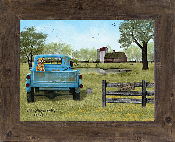 I'd Rather Be Fishing by artist Billy Jacobs BJ1263