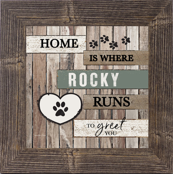 Personalized Home Is Where by Summer Snow PER161