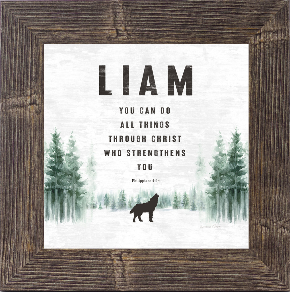 Personalized You Can Do All Things Through Christ by Summer Snow PER163