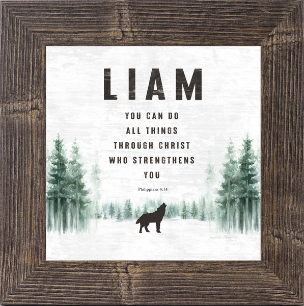 Personalized You Can Do All Things Through Christ by Summer Snow PER163