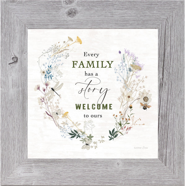 Every Family Has a Story GLITTERED ONLY SA59