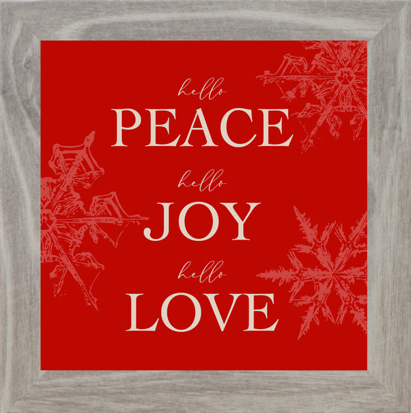 Hello Peace, Joy, Love by Summer Snow SN47