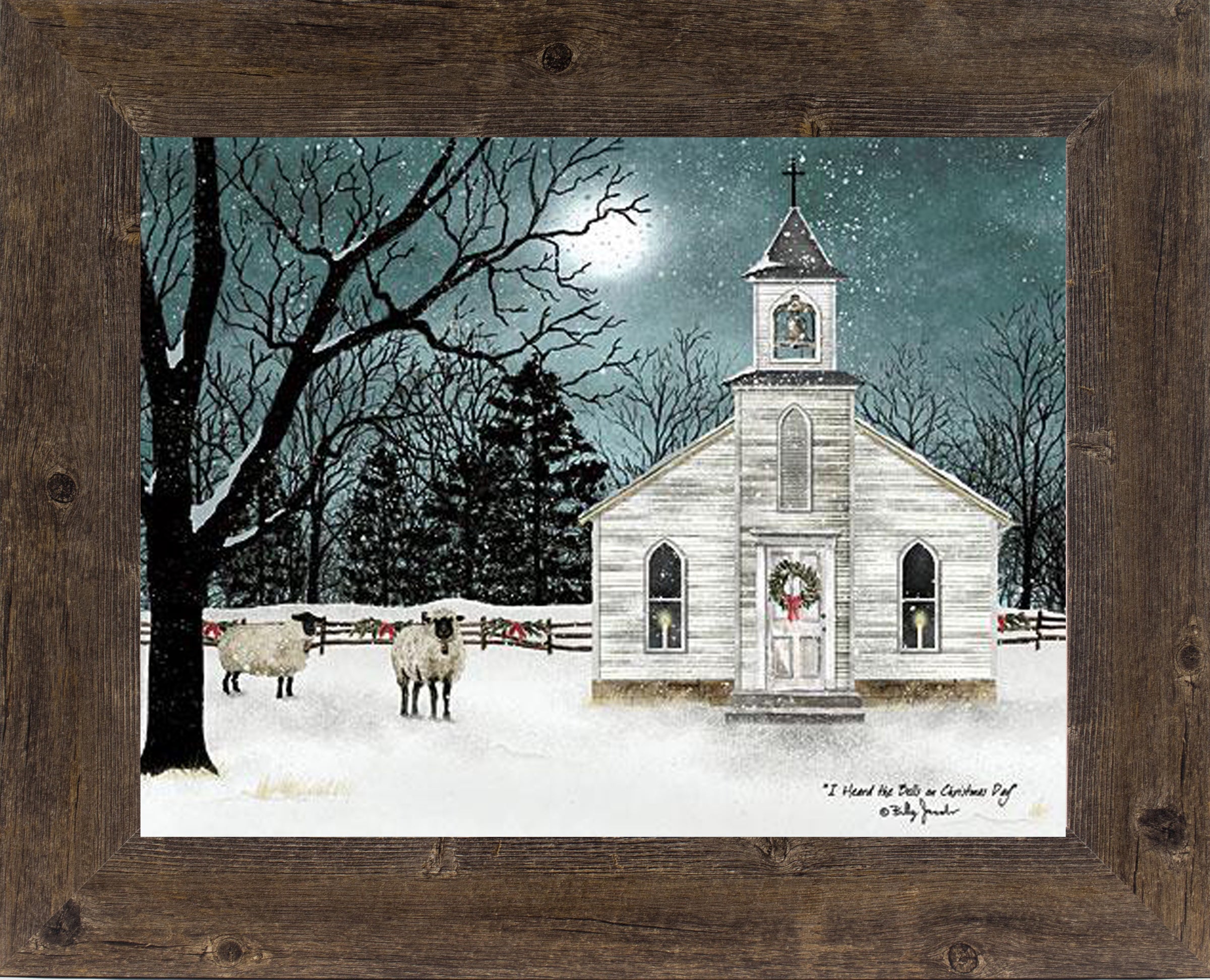 I Heard the Bells on Christmas Day night scene by Billy Jacobs BJ1160