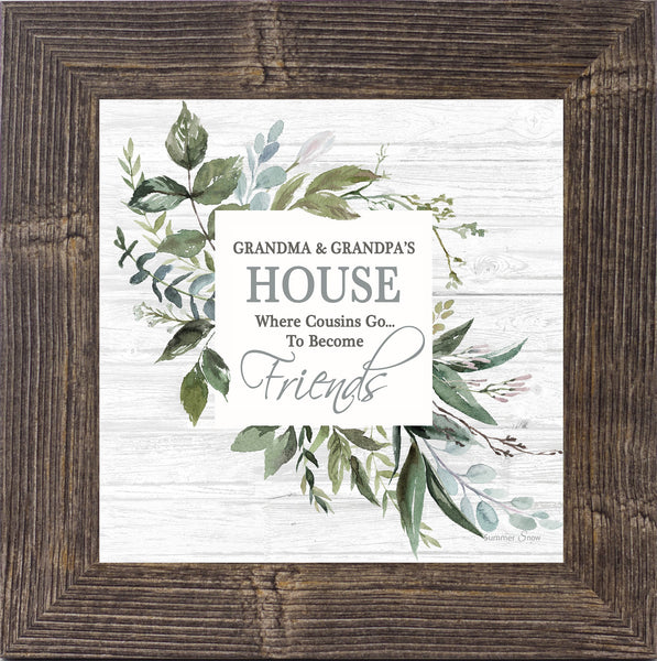 Grandma and Grandpa's House by Summer Snow SS811 - Summer Snow Art