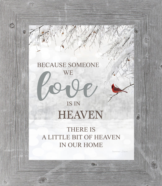 Because Someone We Love is in Heaven SSA23 - Summer Snow Art