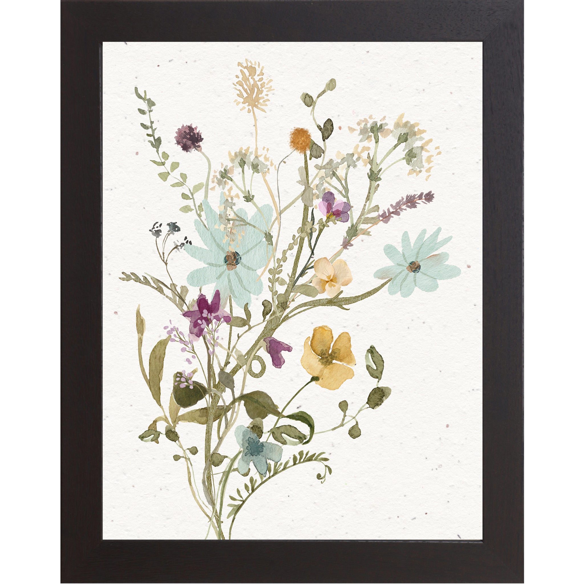Wildflower Bouquet Wall Art – Soft Floral Botanical Print | SB127 - Summer Snow Art