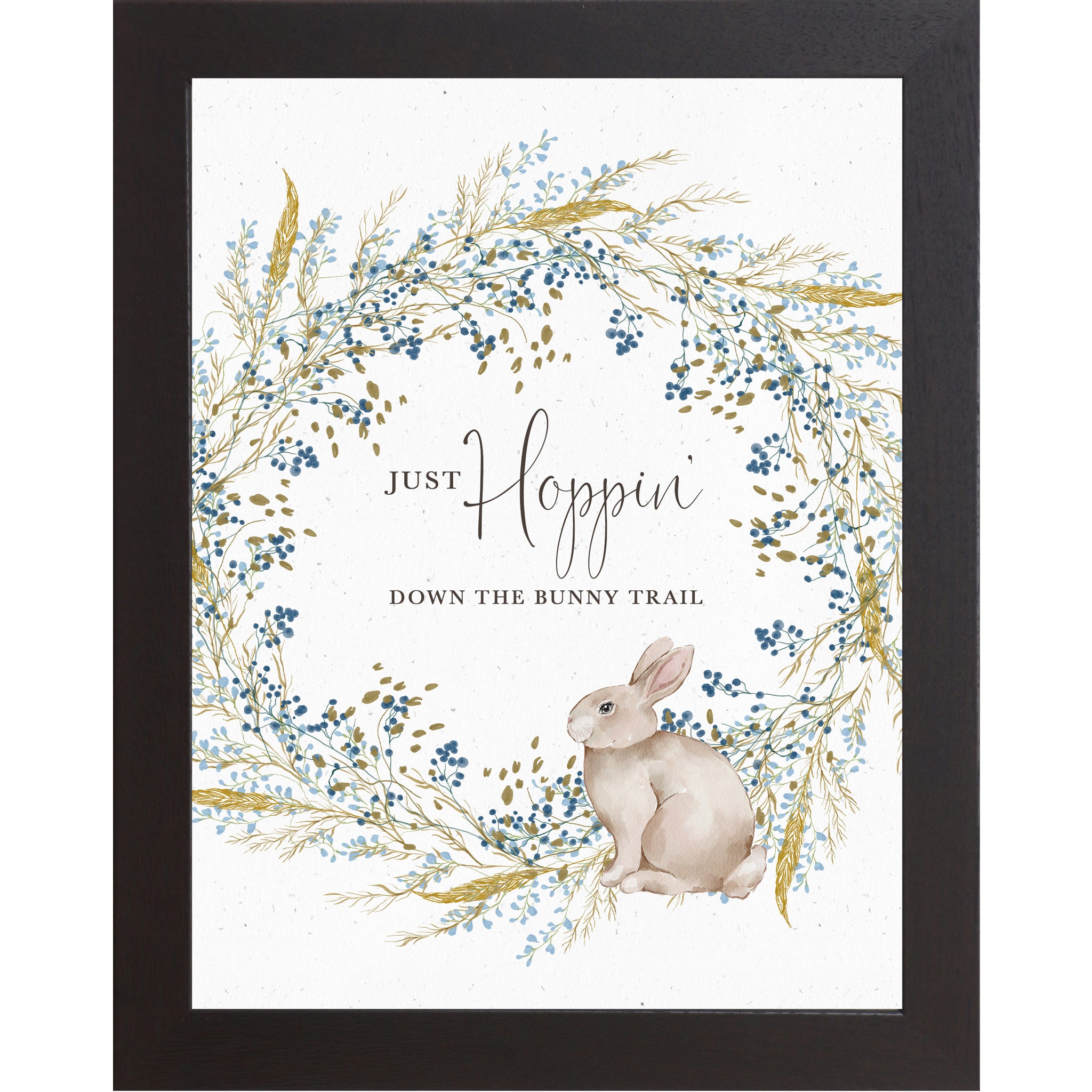 Spring Bunny Wall Art – Just Hoppin’ Down the Bunny Trail | SB134 - Summer Snow Art