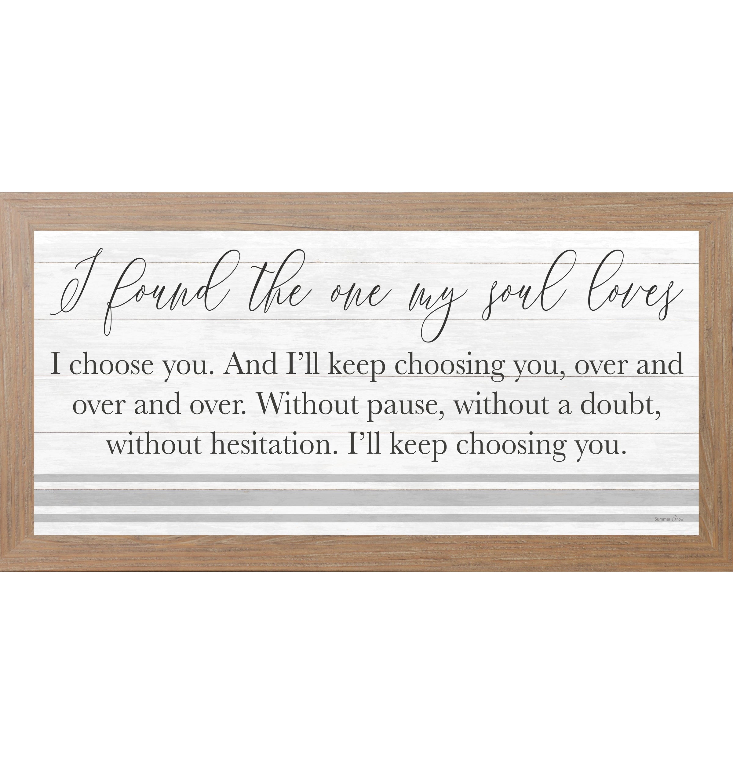 I Found the One My Soul Loves SS1006