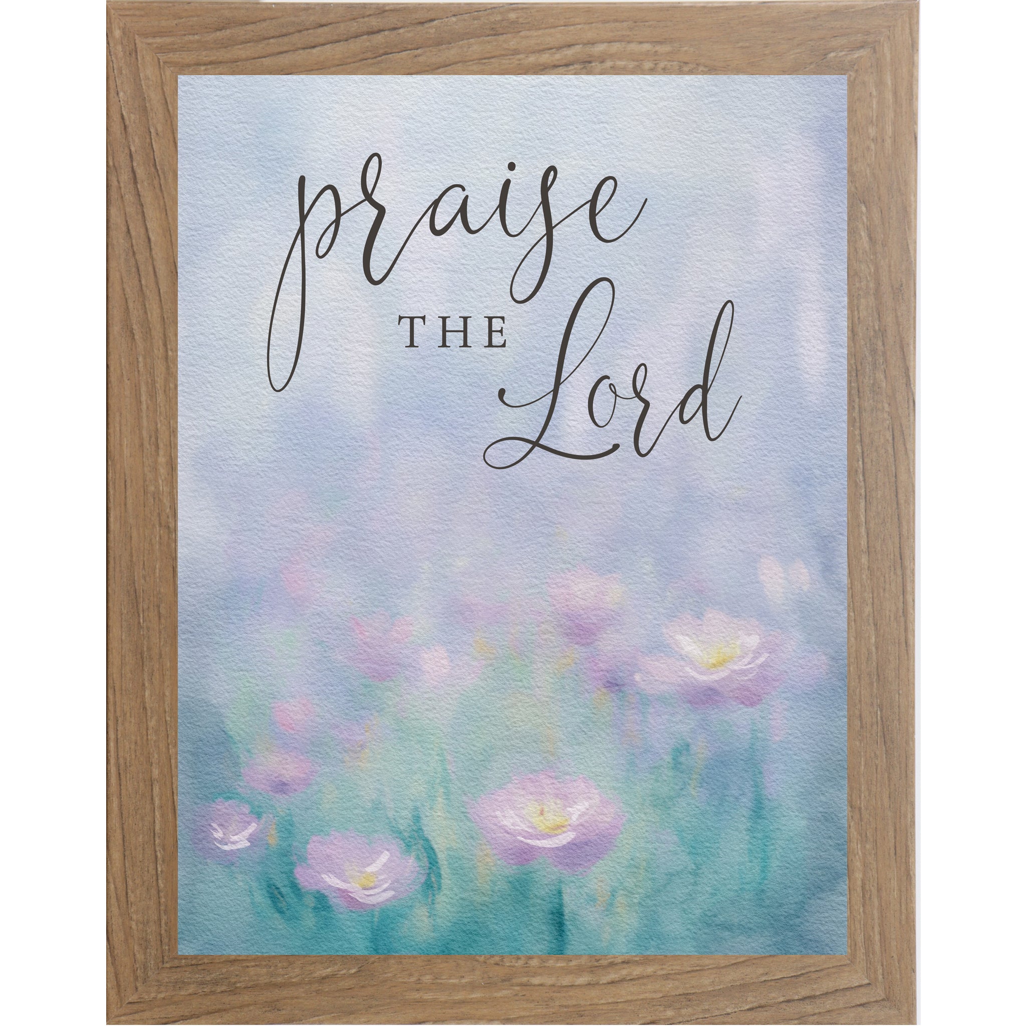 Praise the Lord Wall Art – Soft Watercolor Christian Decor | SB138