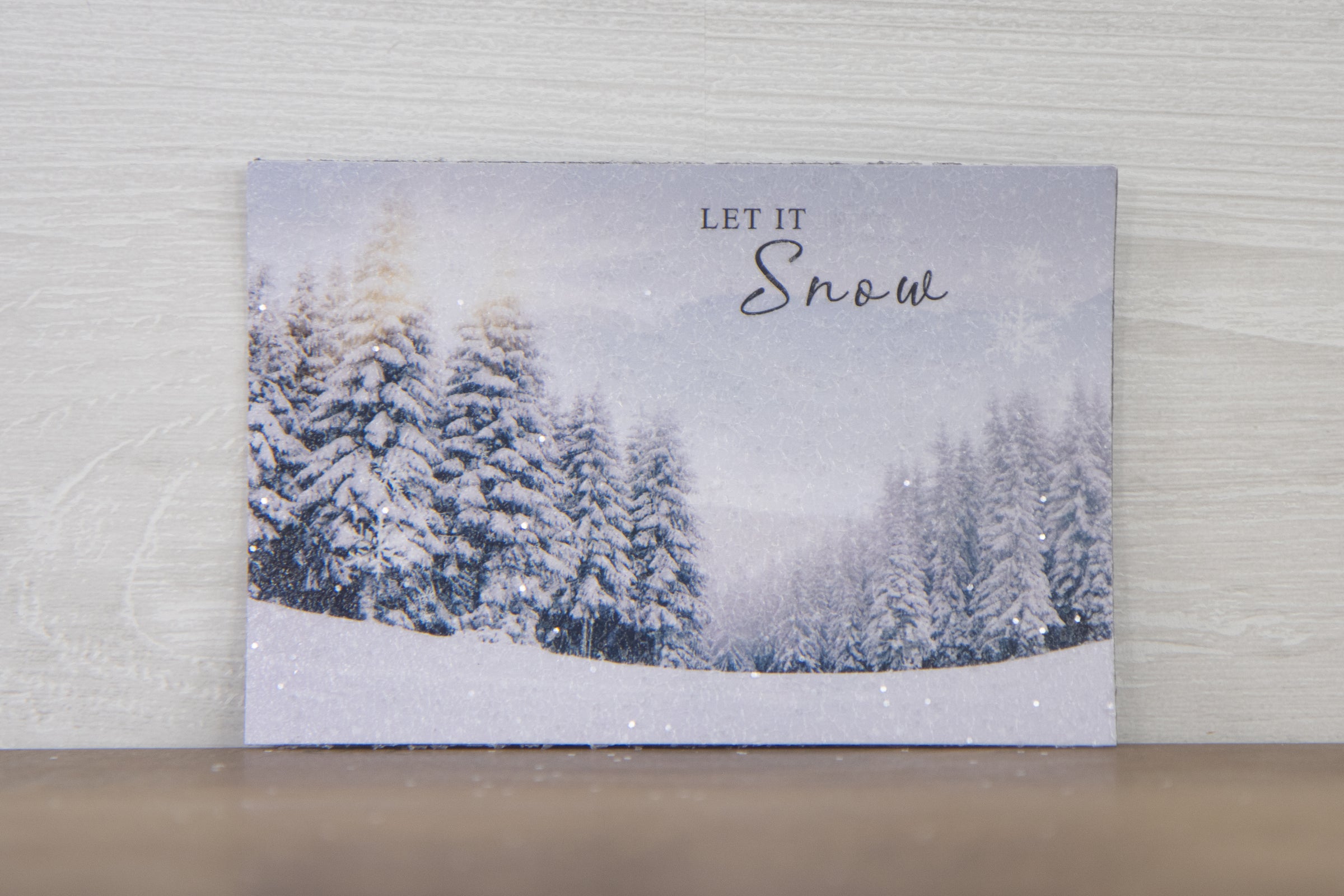 Let It Snow Magnet – Winter Forest Decor SNC12M