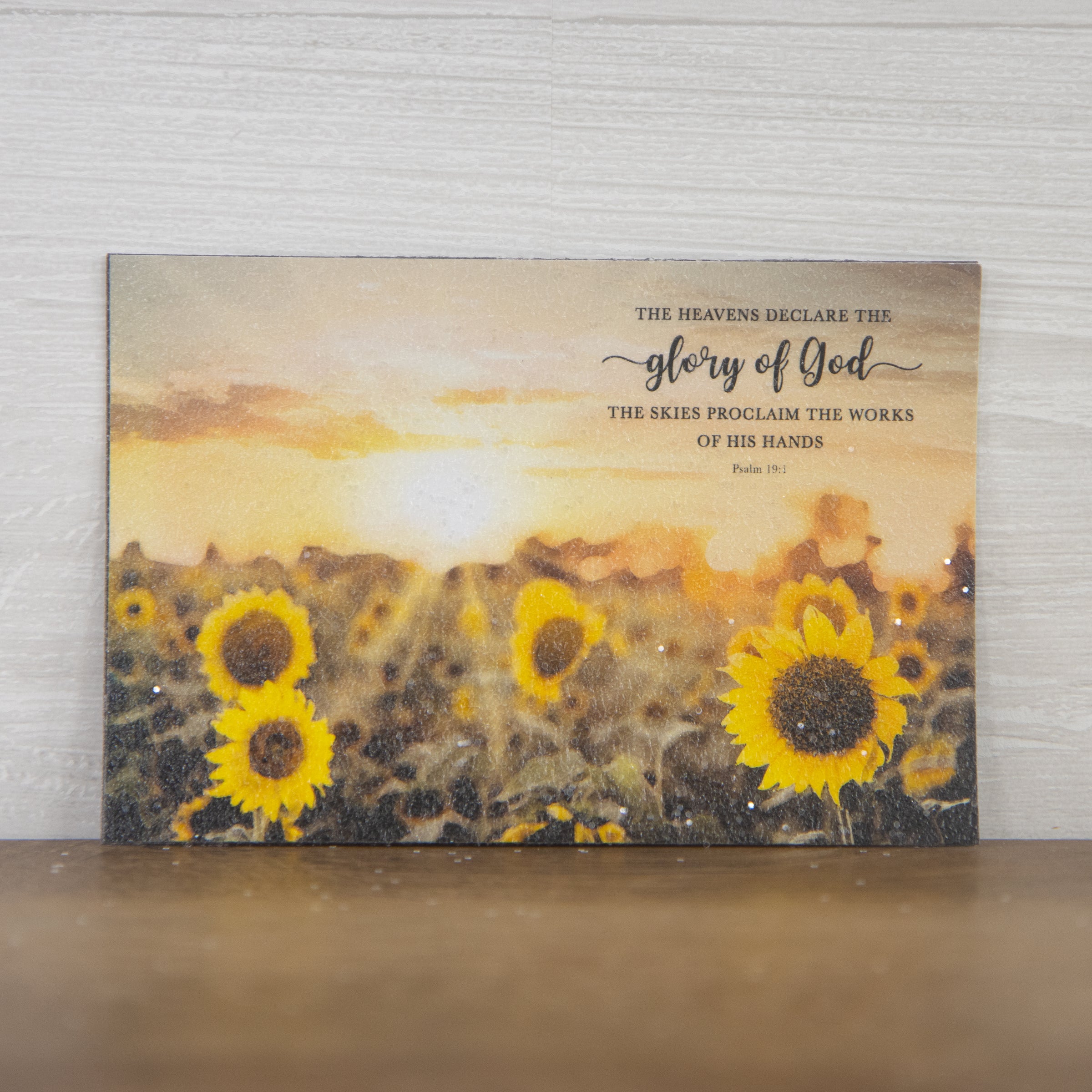Glory of God Magnet – Psalm 19:1 Sunflower Field SS251M