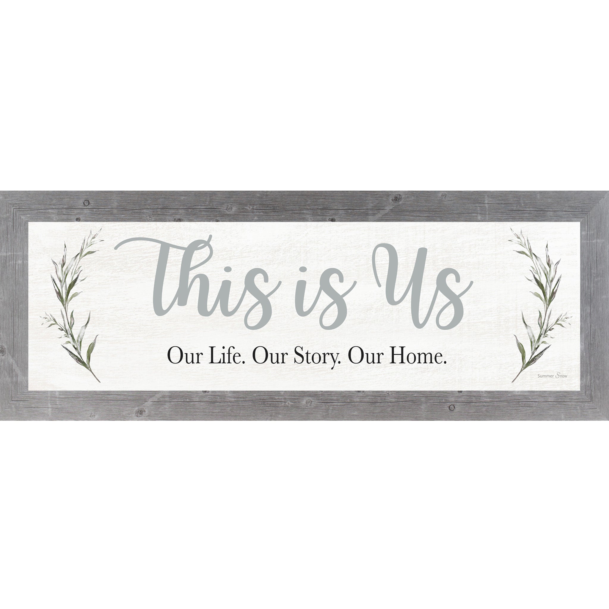 This Is Us – Our Life, Our Story, Our Home Framed Wall Art | Family Home Decor (SSA10361)