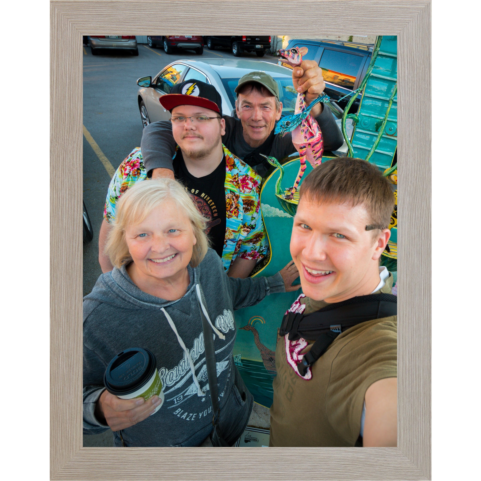 Framed Custom Photo – Upload Your Photo (8×10" or 13×16")