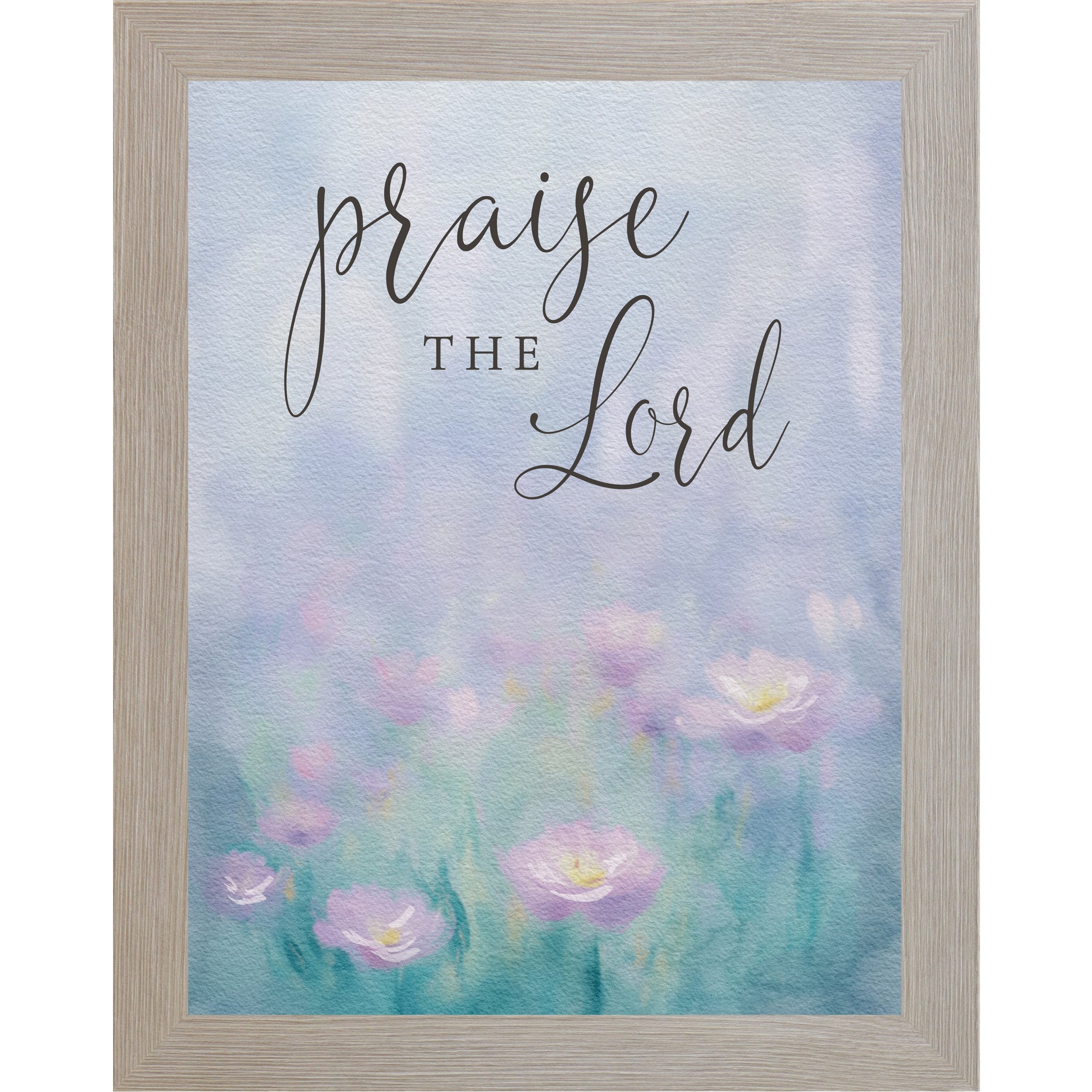 Praise the Lord Wall Art – Soft Watercolor Christian Decor | SB138