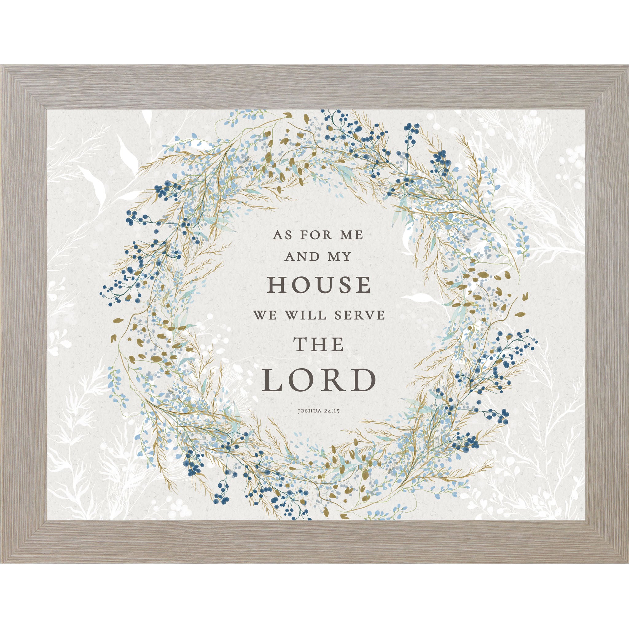 Serve the Lord Wall Art – As for Me and My House | Joshua 24:15 | SB136
