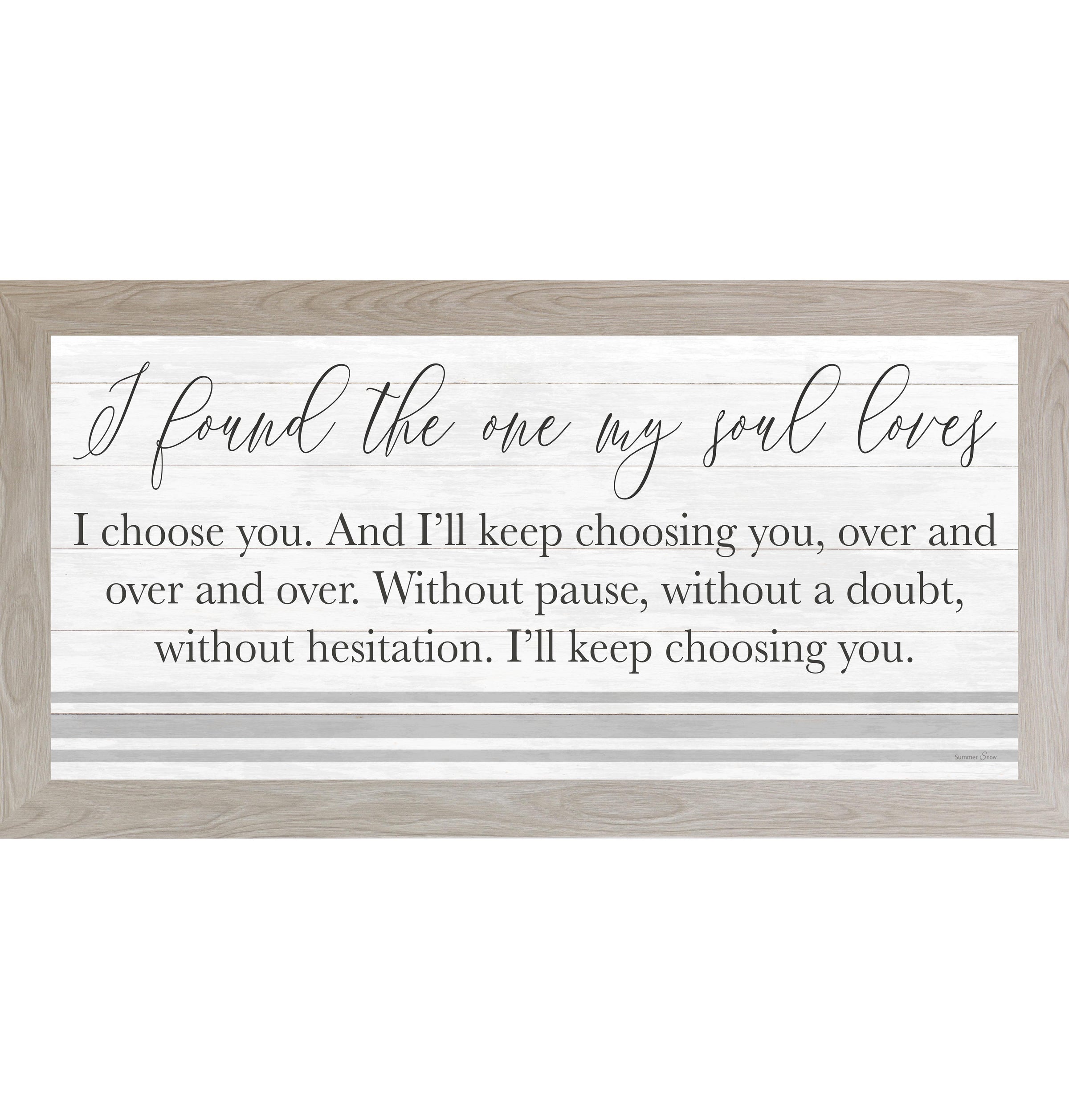 I Found the One My Soul Loves SS1006