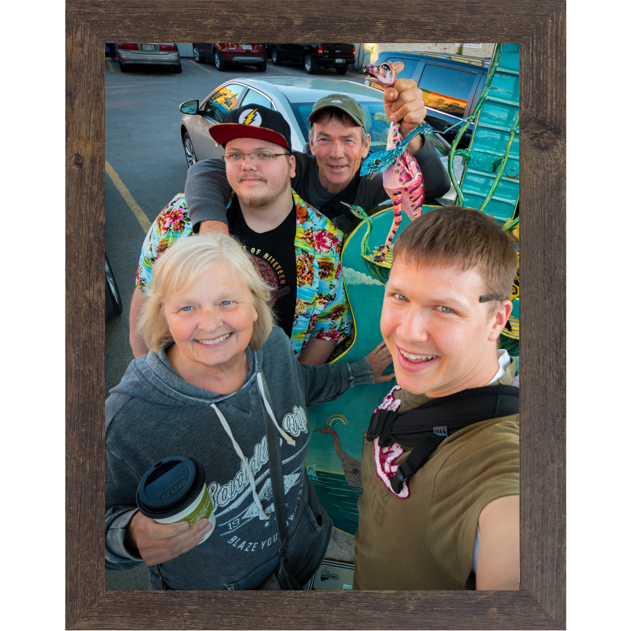 Framed Custom Photo – Upload Your Photo (8×10" or 13×16")