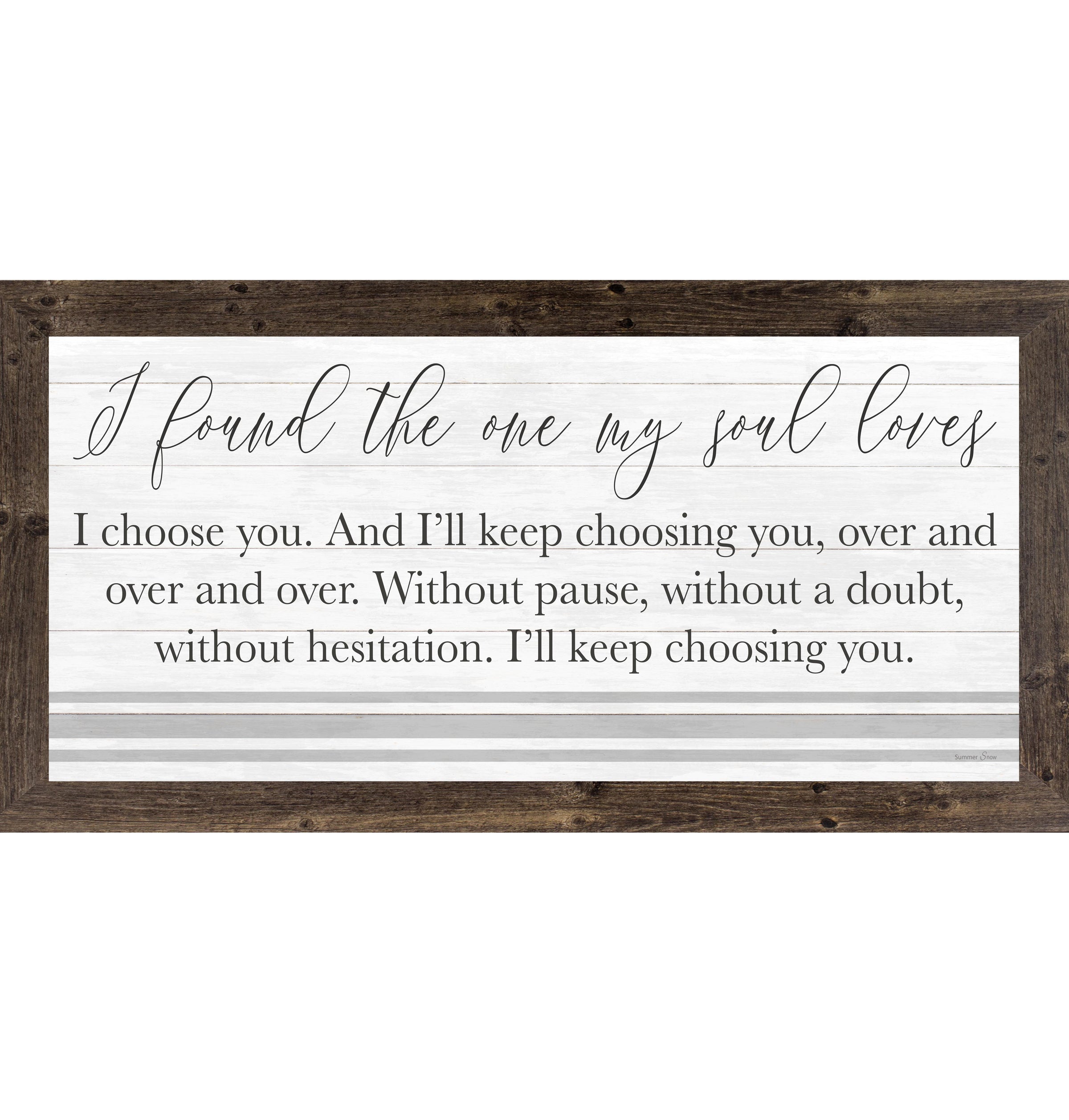 I Found the One My Soul Loves SS1006