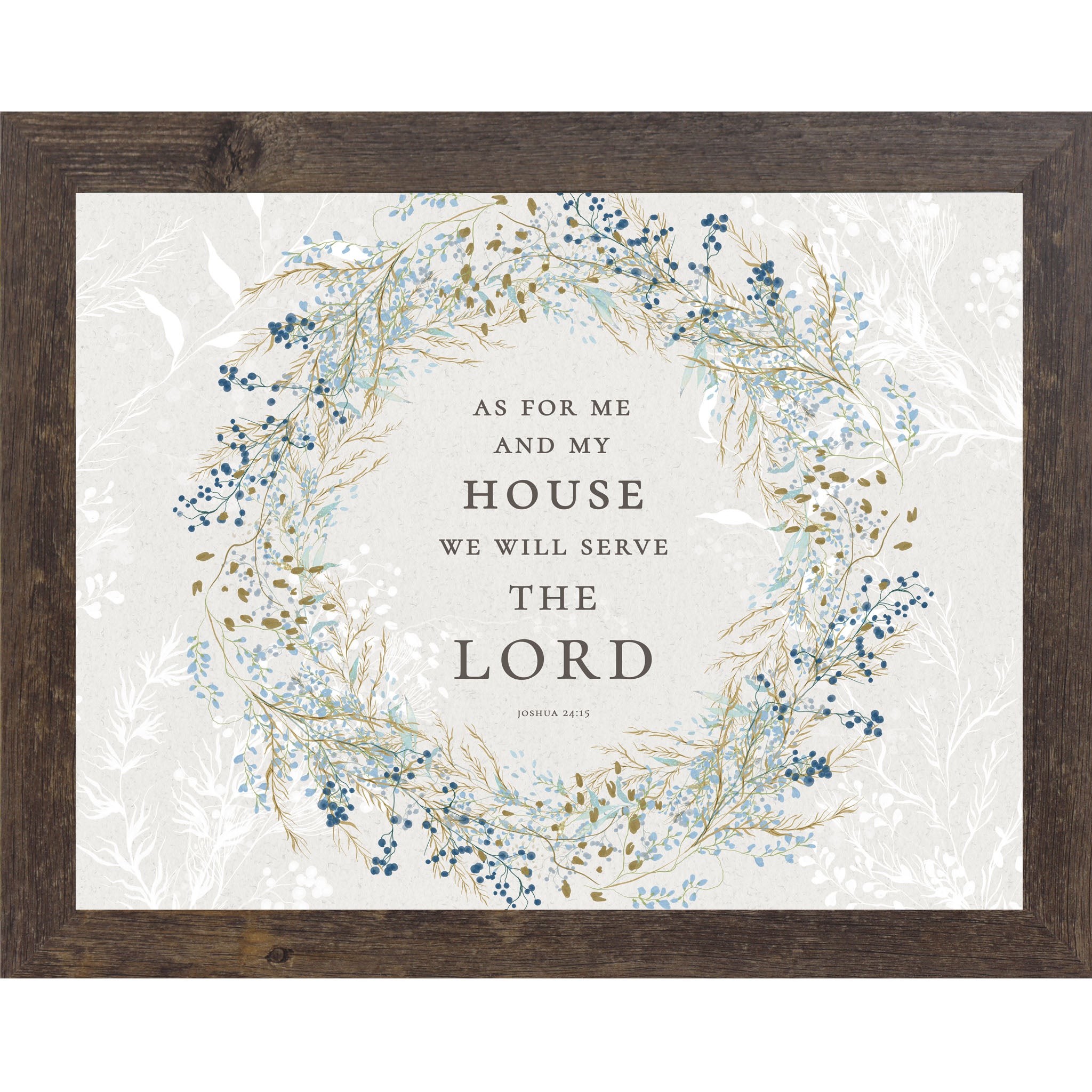 Serve the Lord Wall Art – As for Me and My House | Joshua 24:15 | SB136