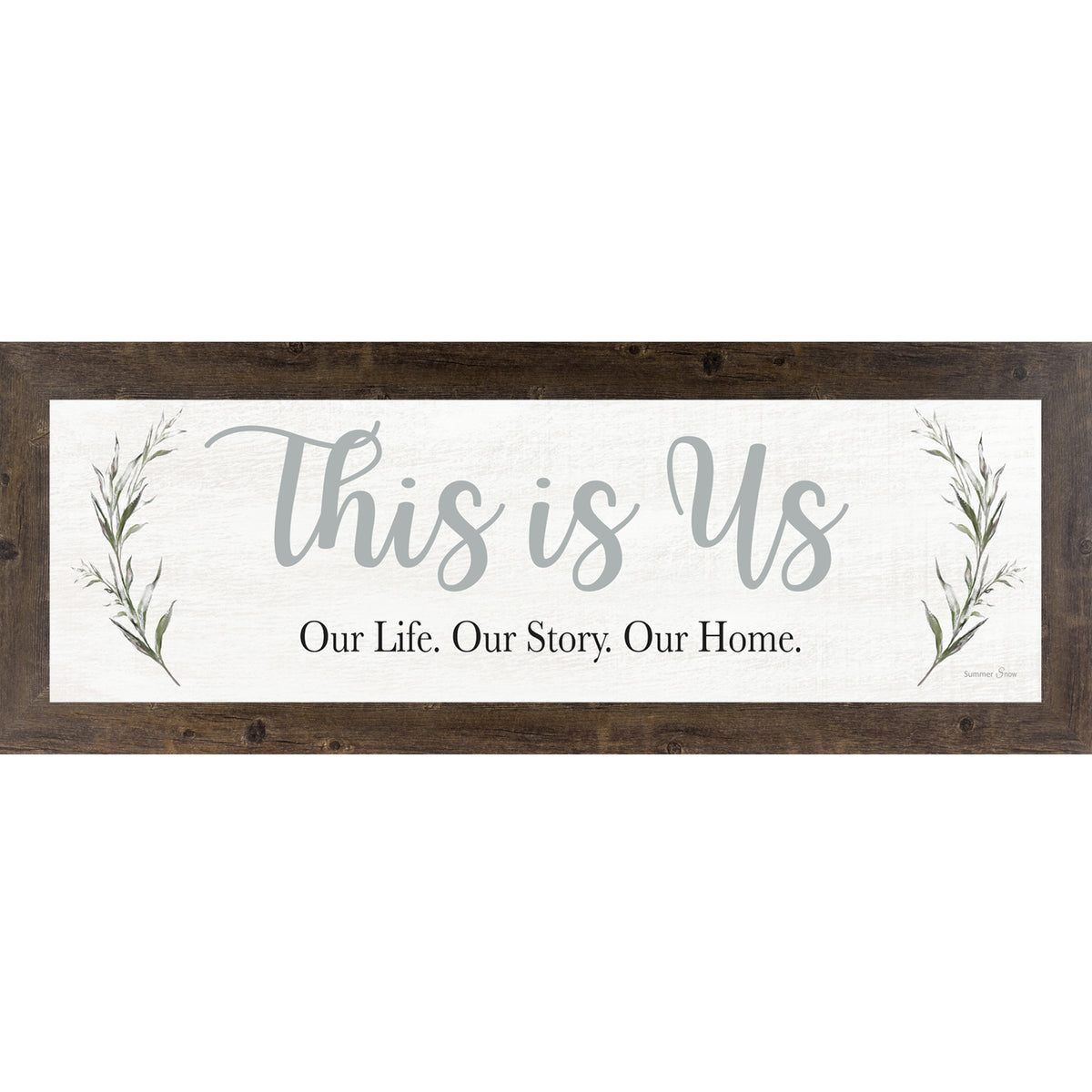 This Is Us Our Life Our Story Our Home Wall Art | Family Home Decor ...