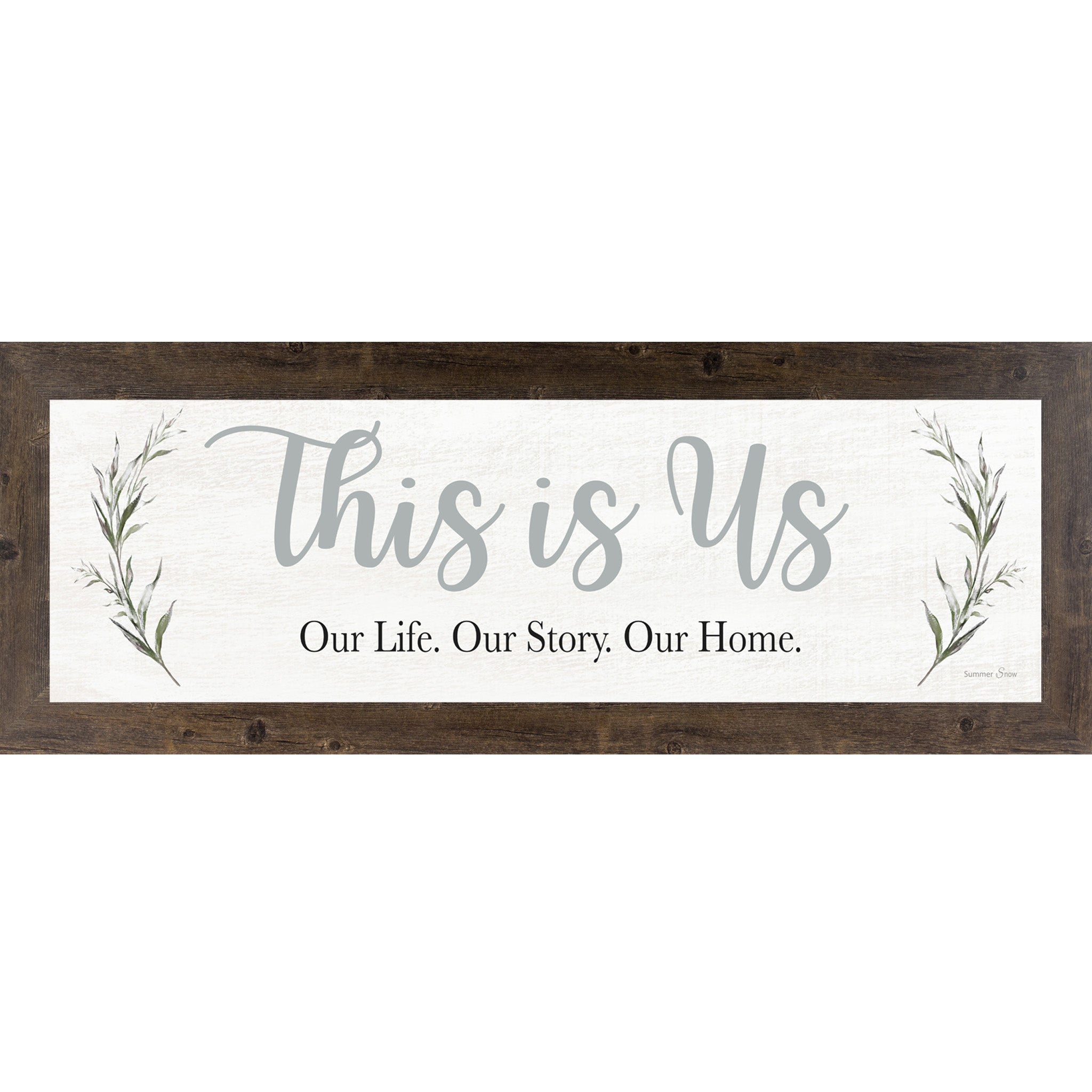 This Is Us – Our Life, Our Story, Our Home Framed Wall Art | Family Home Decor (SSA10361)