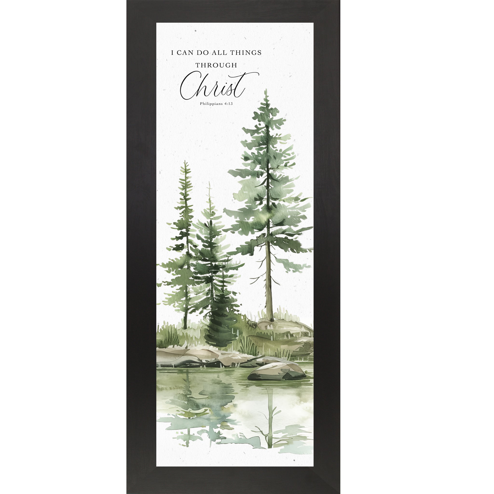 I Can Do All Things Through Christ – Christian Scripture Framed Wall Art | NS506