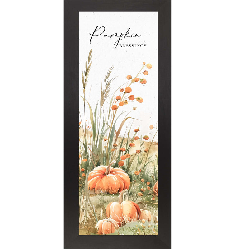 Pumpkin Blessings Fall Wall Art with Pumpkins and Trees Wide OR Tall - NS351 & NS512