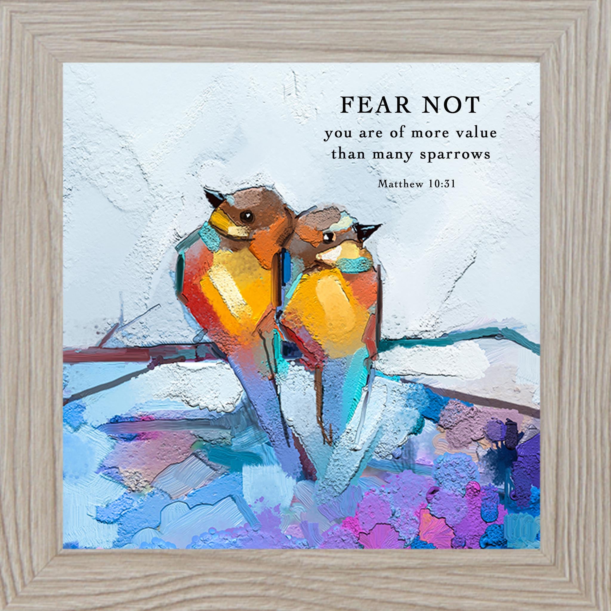 Christian Bird Wall Art – Faith & Encouragement Choose A Design | SN24–SN28