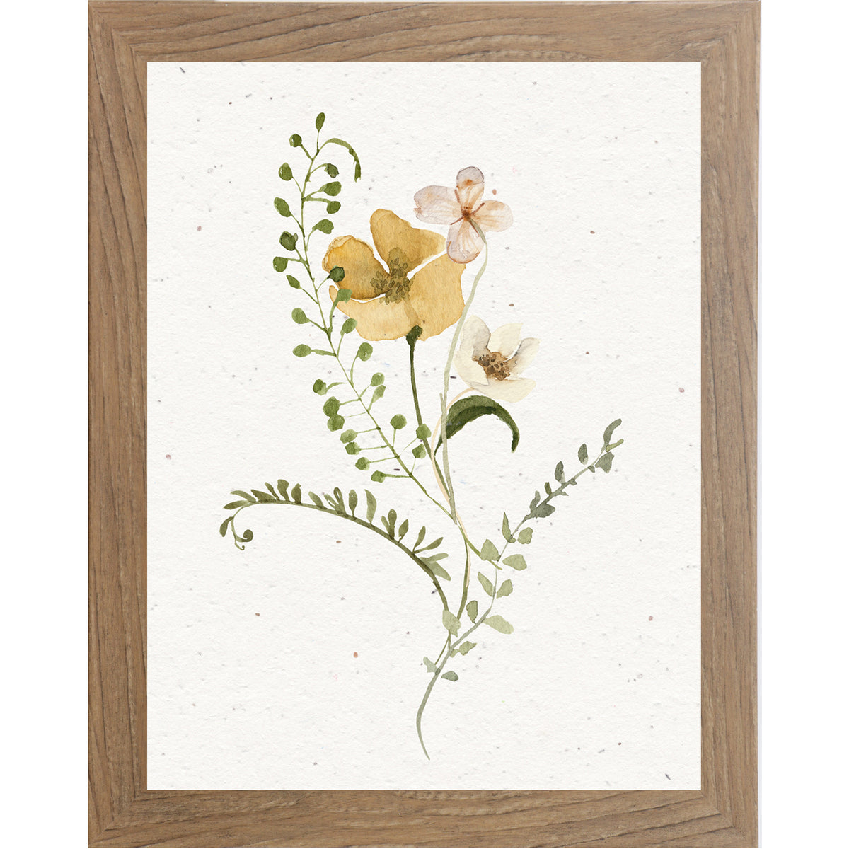 Single Wildflower Wall Art – Minimal Botanical Floral Print | SB130 ...