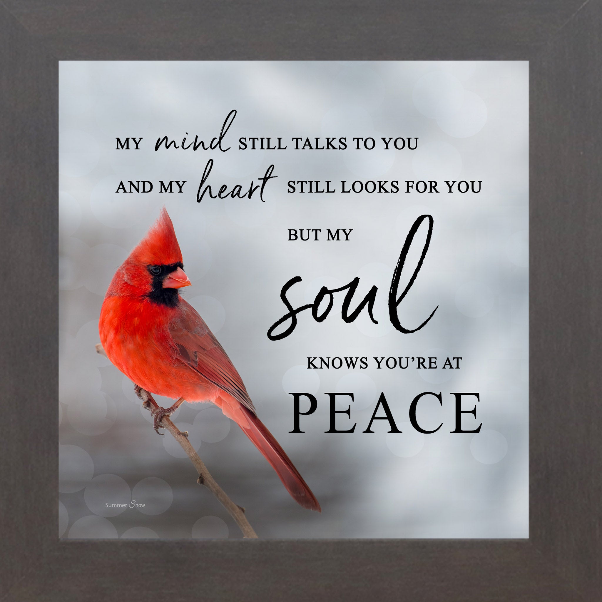 My Mind Still Talks to You My Soul Knows You're at Peace