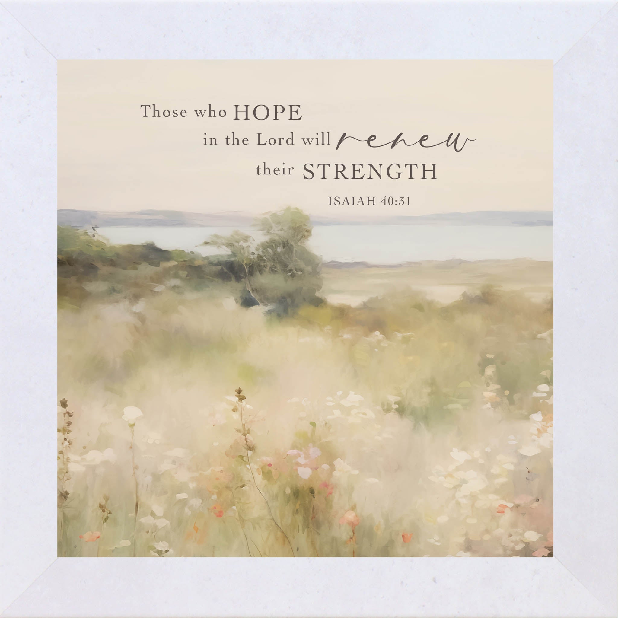 Those Who Hope in the Lord by Summer Snow SN131 - Summer Snow Art