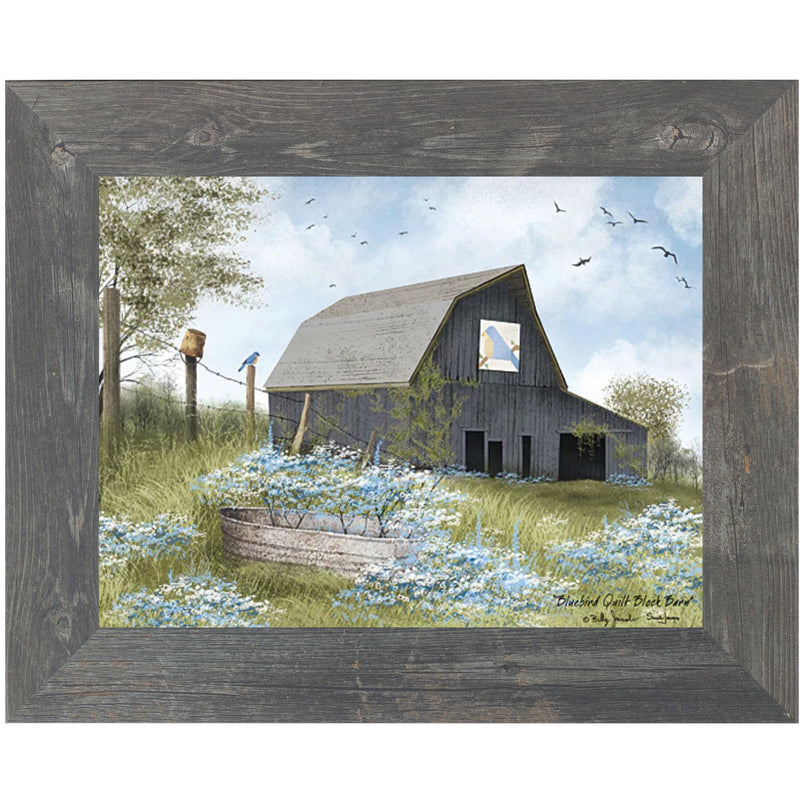 Bluebird Quilt Block Barn by Billy Jacobs BJ1371