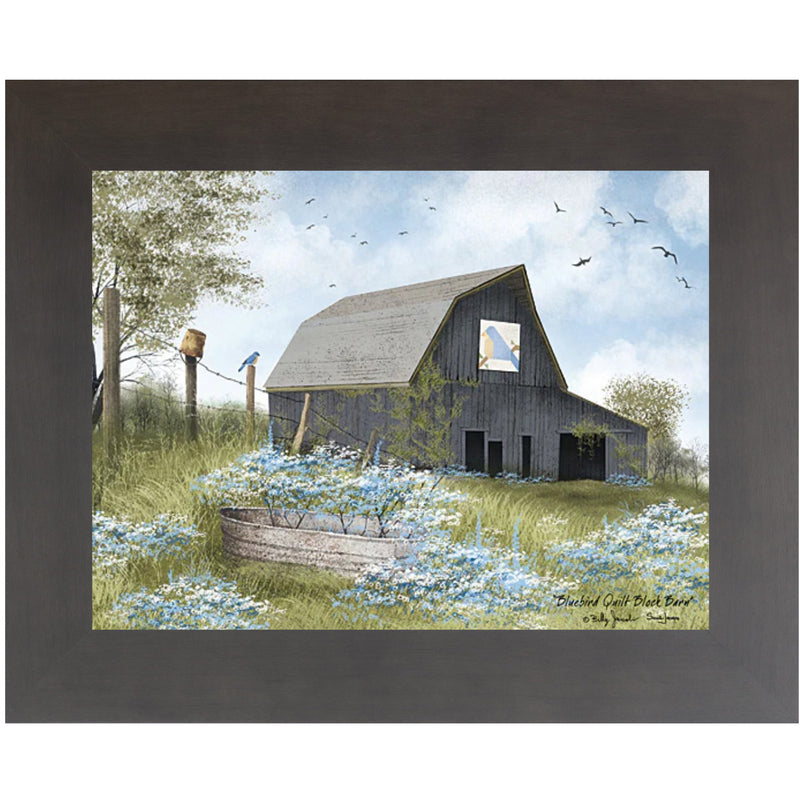 Bluebird Quilt Block Barn by Billy Jacobs BJ1371