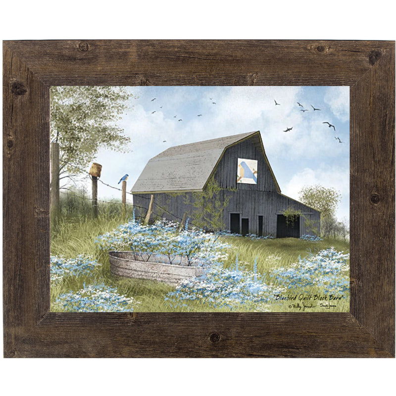 Bluebird Quilt Block Barn by Billy Jacobs BJ1371