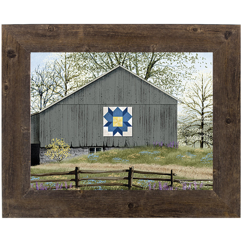 Wildflower Quilt Block Barn by Billy Jacobs BJ1372