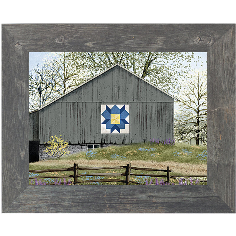 Wildflower Quilt Block Barn by Billy Jacobs BJ1372