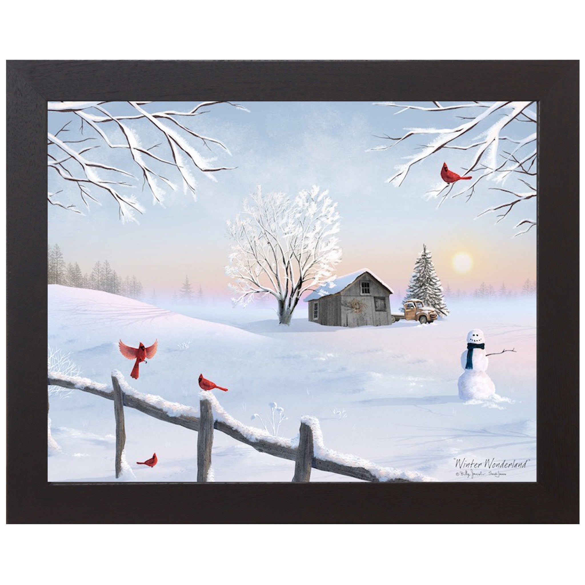 Winter Wonderland – Billy Jacobs Framed Art – Summer Snow Art