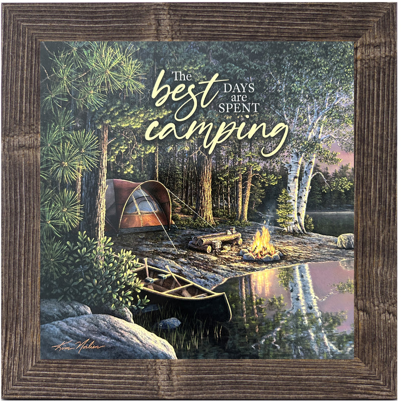 The Best Days are Spent Camping by Kim Norlien KN57